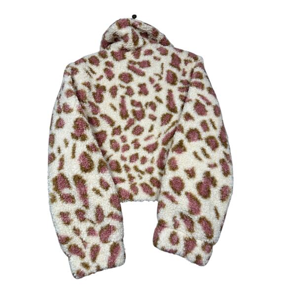 NEW- NWT Andrée by Unit Faux Fur Leopard Jacket - Picture 3 of 6